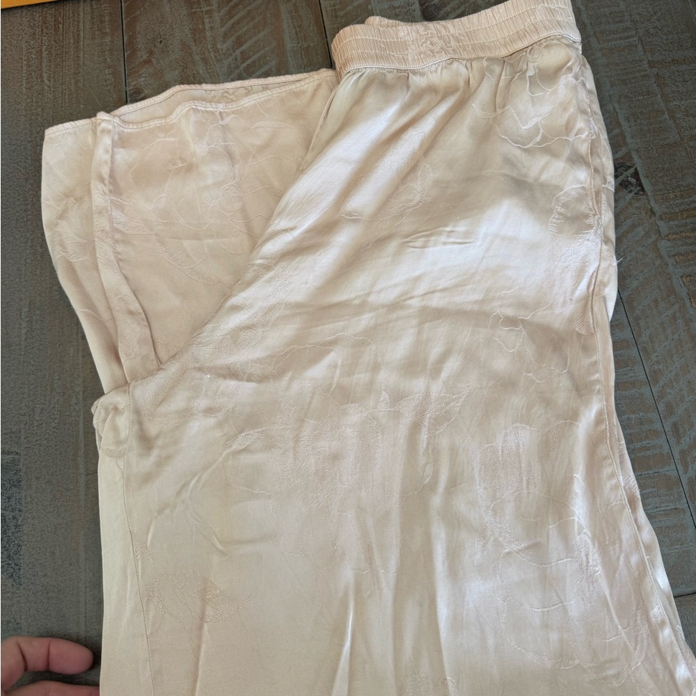 Victoria's Secret Blush Satin Lounge Pants